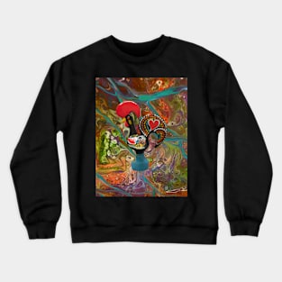 Galo de Barcelos, Portugal Crewneck Sweatshirt